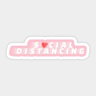 Love Social Distancing Love Sticker